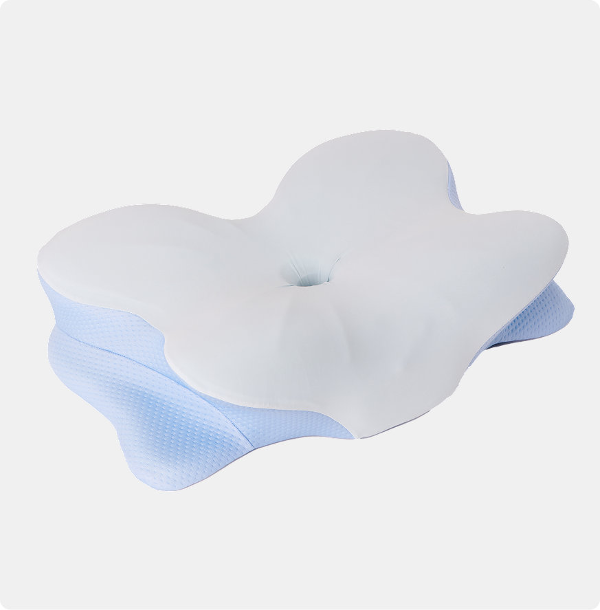 Ergonomisches Kissen Derila mit ergonomischer Memory-Foam-Kontur